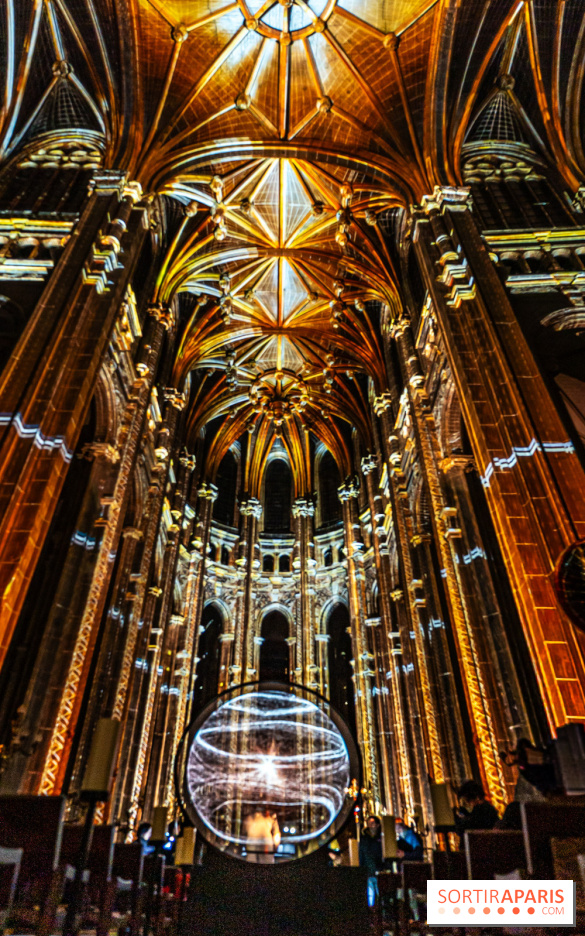 L'Odyssée Céleste à l'église Saint-Eustache à Paris, le nouveau spectacle Luminiscence 