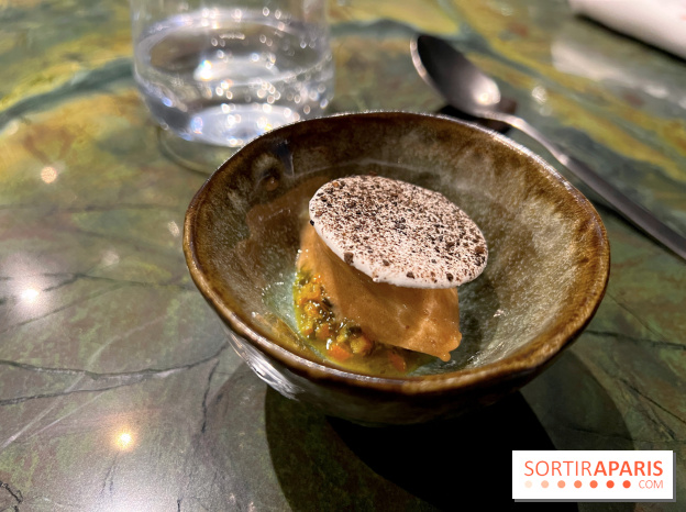 Mantra - Confiture clémentine algues, glace tamarin, citron noir