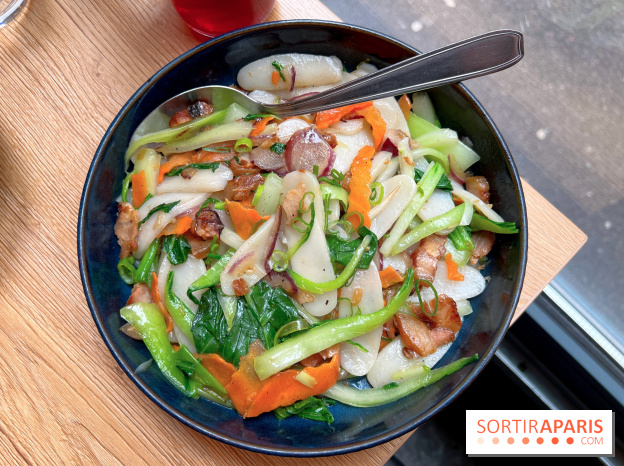 Horiz - Pâtes du bonheur au porc laqué