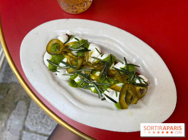 Chez Carrie - Frites de polenta, labneh, harissa verte, jalapenos