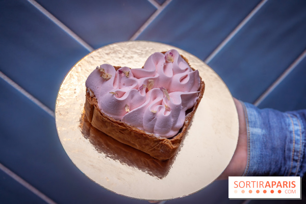 Saint-Valentin 2026 : les cœurs pâtissiers de Maison Aleph - photos - rose framboise pistache