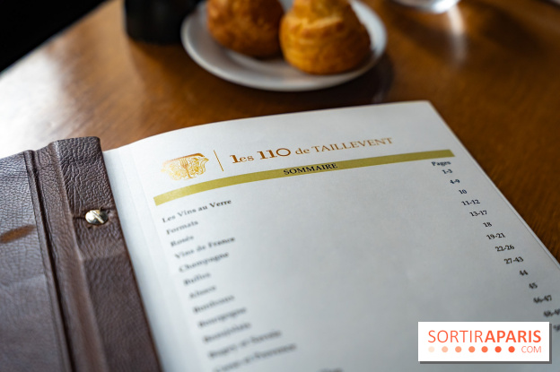 Les 110 de Taillevent, le restaurant traditionnel en accords mets et vins - photo - carte des 110 vins
