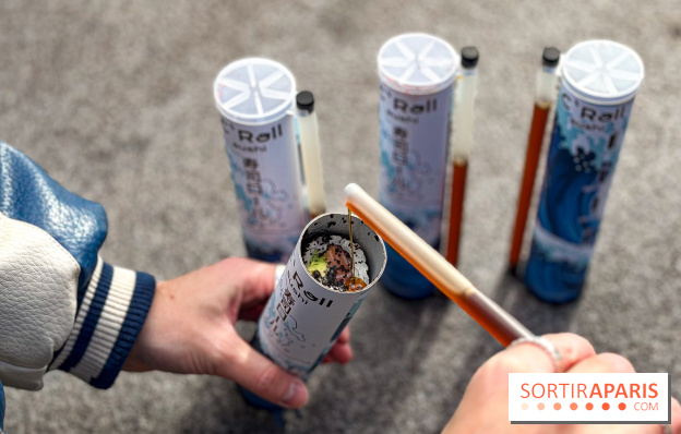 C'Roll Sushi : le restaurant japonais qui fait buzzer la tendance des sushis en tube à Paris - IMG 3721