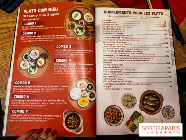 Cơm Niêu Quán, le nouveau restaurant vietnamien Paris 13e - carte - menu