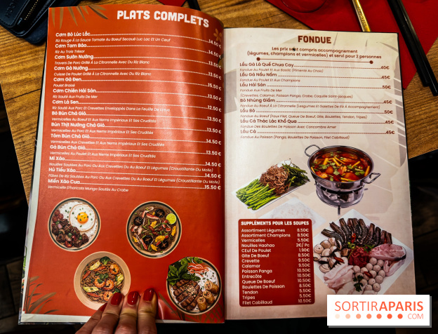 Cơm Niêu Quán, le nouveau restaurant vietnamien Paris 13e - carte - menu