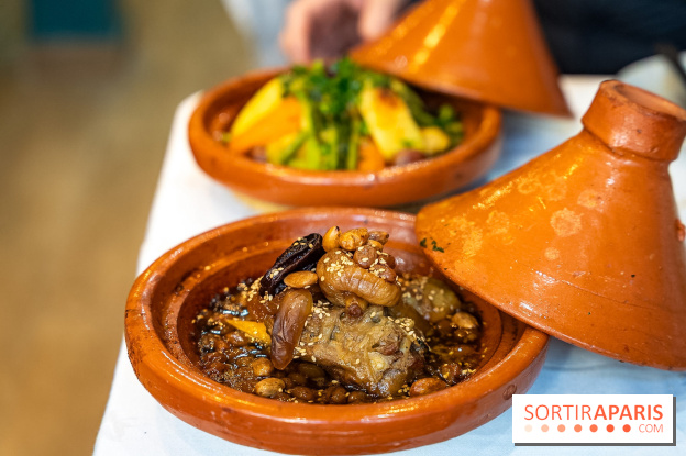 Gamra, le restaurant marocain Paris 17e - tagine agneau aux fruits secs