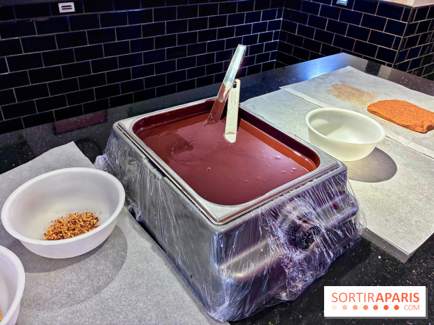 Atelier rocher praliné Edwart Chocolatier