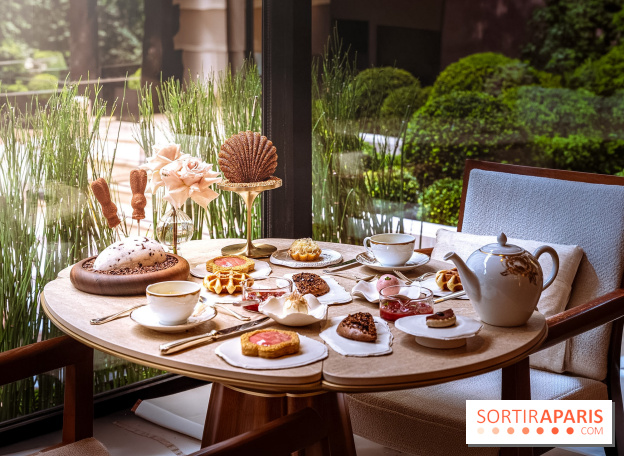 L'Oeuf de Pâques floral du George V Paris 2026 par Michael Bartocetti - les photos  - tea time de Pâques 