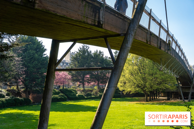 Les pommiers et cerisiers en fleurs du Jardin de Reuilly, Parc de Reuilly à Paris 12e - photos - parc