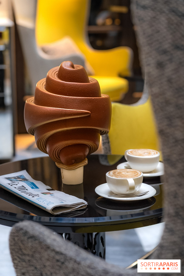 L'oeuf de Pâques du Burgundy 2026 par Léandre Vivier : le café-croissant - photos - A7C08460