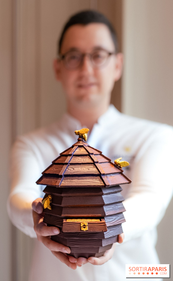 L'Oeuf de Pâques du Shangri-La 2026 par Timothy Lam : la Ruche Impériale - photos