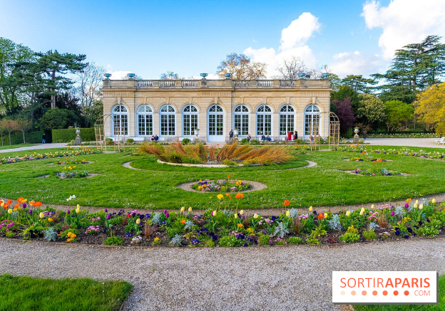 Le Parc de Bagatelle au printemps, cerisier, tulipes et jonquilles - photos