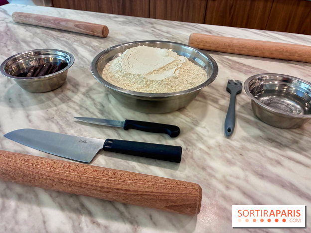 Atelier croissant bicolore