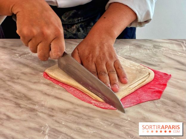 Atelier croissant bicolore