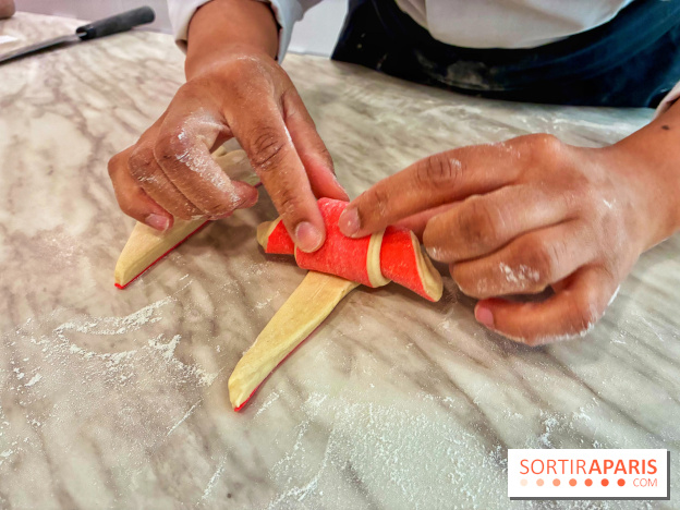 Atelier croissant bicolore