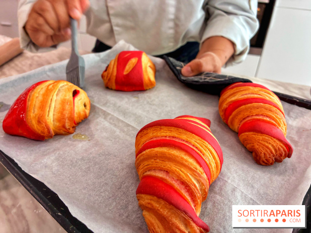 Atelier croissant bicolore