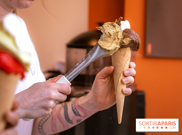 LaCrèma gelato, glacier artisanal près du Jardin du Luxembourg et du Panthéon - photos - A7C03471