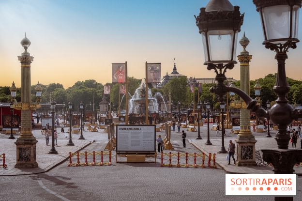 Exposition 'Vivre Ensemble' de Yann Arthus-Bertrand place de la Concorde -  les photos  - A7201141 Edit