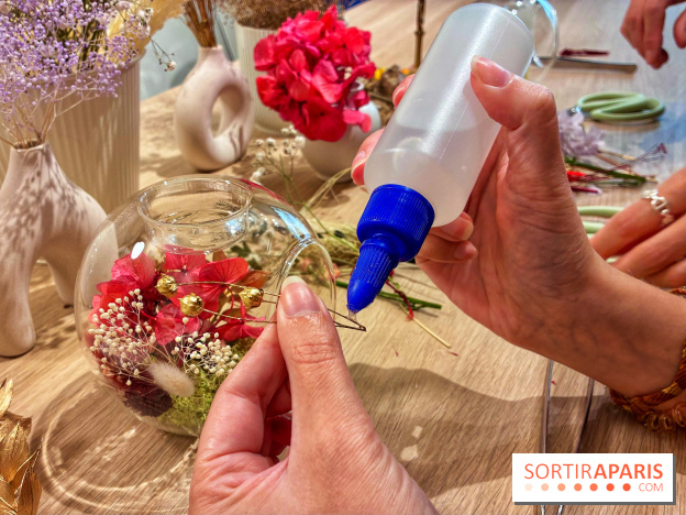 Atelier bougeoir fleurs séchées