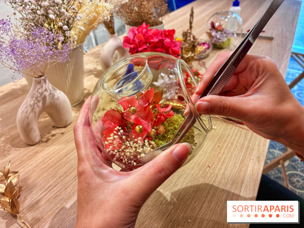 Atelier bougeoir fleurs séchées