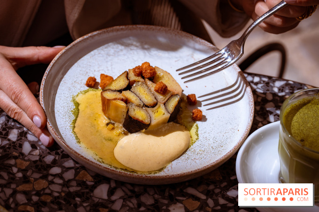 La terrasse du Rivié au Hoxton Paris - photos - poireaux vinaigrette