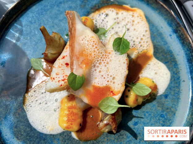 Rooster - Lotte, gnocchis, lard de Colonnata