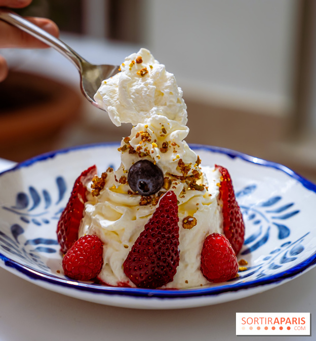 Chez Gina, le restaurant italien caché de Fontainebleau, dessert Fontainebleau aux fruits