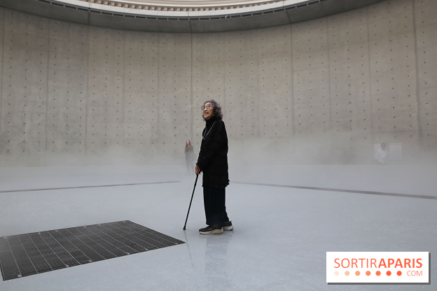Fujiko Nakaya : nos photos de sa sculpture de brouillard à voir à la Bourse de Commerce