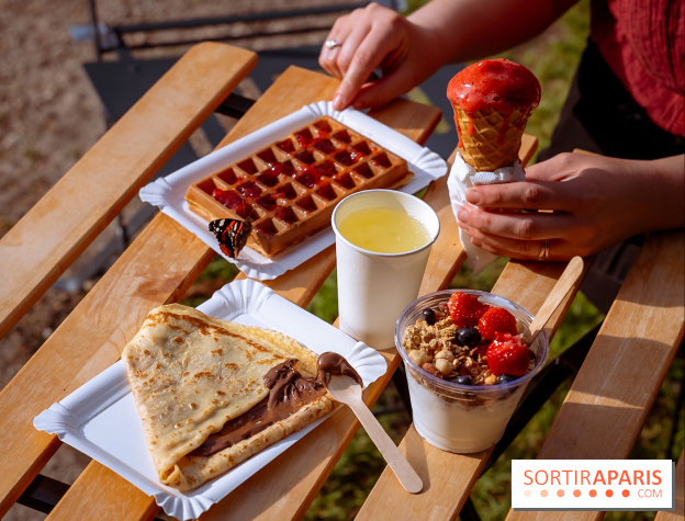 Guinguette du dispensaire et Foodtruck des Écuries au parc du Dispensaire de Sartrouville dans les Yvelines - photos