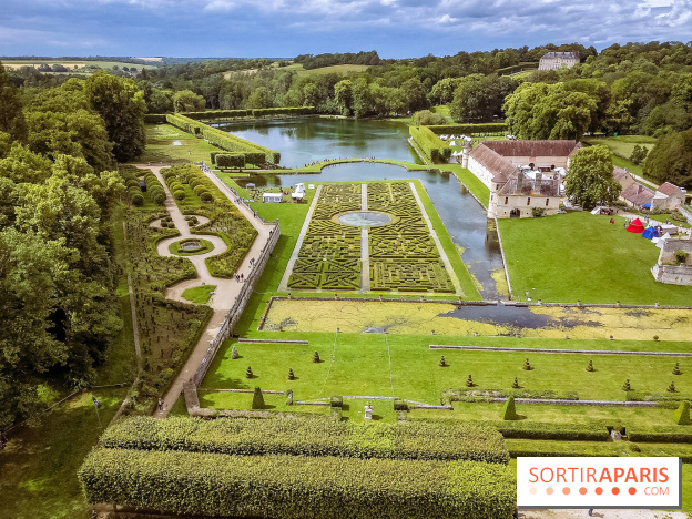 Le Domaine de Villarceaux et ses deux châteaux - photos - DJI 0031 D