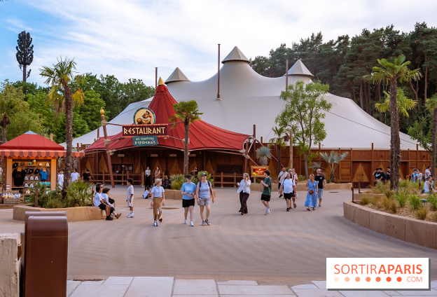 Parc Astérix : spectacle de drones, jets d'eau et feux d'artifice et nouveautés 2026, les photos - restaurant épi de maïs