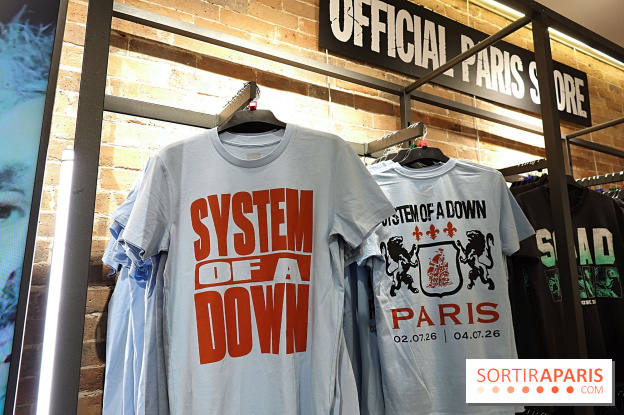 Pop-up store System of a Down à Paris - nos photos
