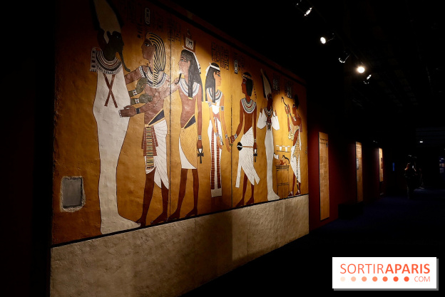Les figures peintes de la chambre funéraire - Toutankhamon : son tombeau et ses trésors