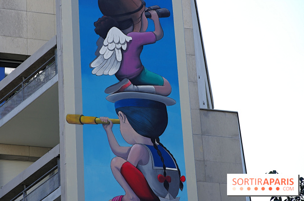 Seth, nos photos de sa nouvelle fresque monumentale à admirer dans le 19e à Paris - Seth 3
