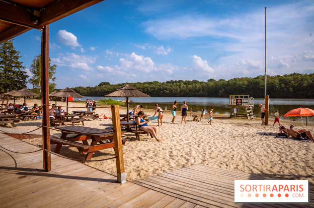 La plage et guinguette des Étangs de Hollande - photos