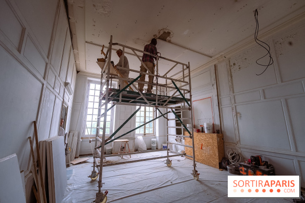 Le château de Plaisir dans les Yvelines se transforme en conservatoire - photos