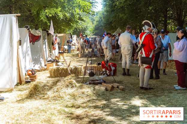 L'Amérique et Versailles, les photos du plus grand campement et reconstitution historique