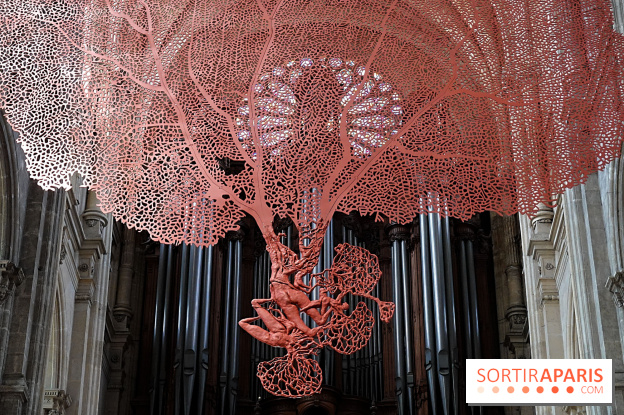 Lydie Arickx : nos photos de son installation à l'église Saint-Eustache