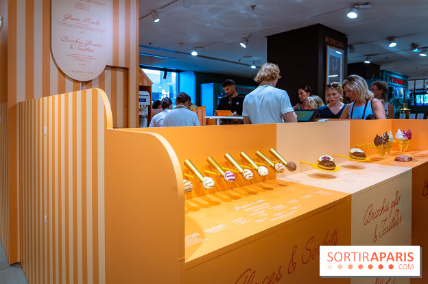 Pierre Hermé ouvre un pop up éphémère aux Galeries Lafayette avec des brioches glacées - nos photos