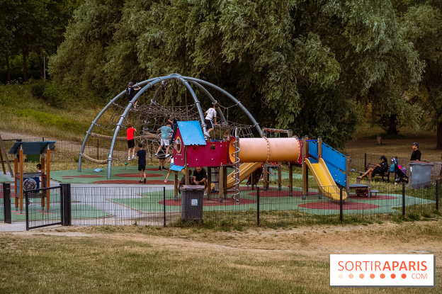 Île de loisirs du Val de Seine dans les Yvelines, plage, baignade et activités - photos