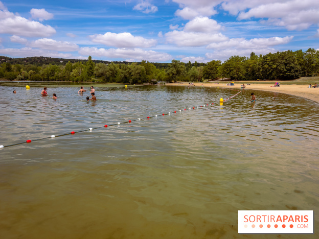 Île de loisirs du Val de Seine dans les Yvelines, plage, baignade et activités - photos