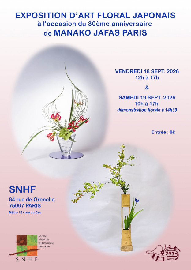 L’art floral japonais à l’honneur : plongez dans la poésie végétale au cœur de Paris !