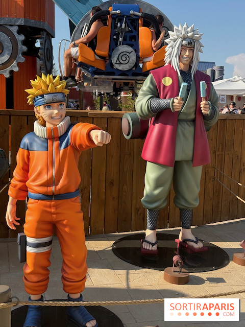 Naruto et Jiraya à Konoha Land