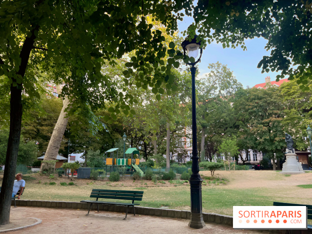 Square des Epinettes, le parc caché du 17e