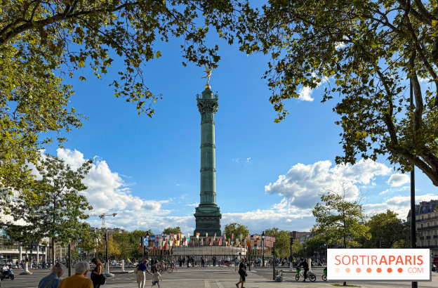 La Re-prise de la Bastille, 196 drapeaux recyclés autour de la Colonne de Juillet pour la Paris Design Week 2026
