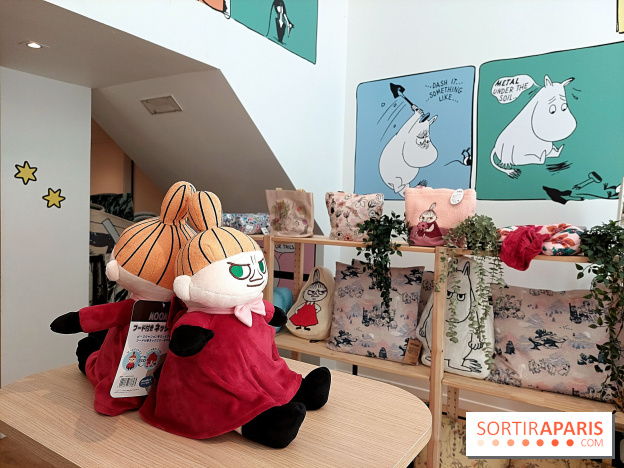 Moomin pop-up shop à Paris, nos photos