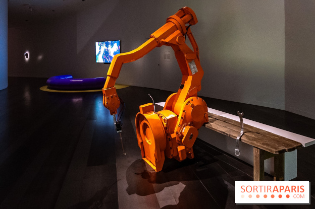 Le Large sur l'Ile Seguin : exposition Moteurs Imaginaires
