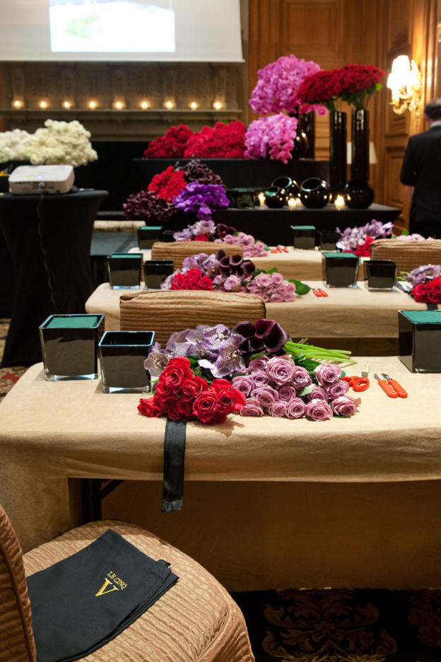 L'atelier floral de Jeff Leatham au Four Season Hotel GeorgesV