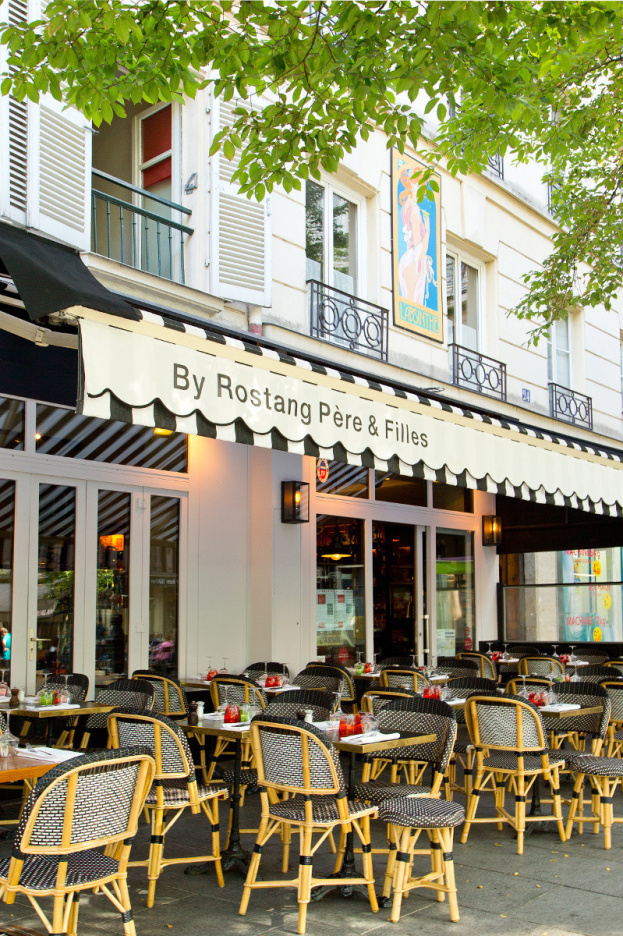 La nouvelle terrasse de l'Absinthe, place du Marché Saint Honoré