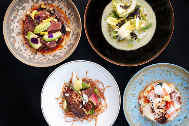 Les Poke Bowls sont a déguster sur la terrasse du Shangri-La